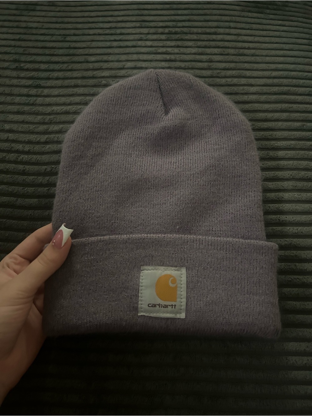 Carhartt Lavender Cuffed Beanie